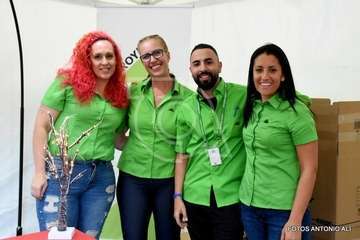 Papá Noel recibe el cariño de cientos de niños de Telde (Foto Antonio Alí y TA)